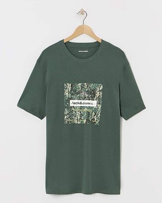 Jack & Jones Jack & Jones Alpha Logo T-Shirt - Teal