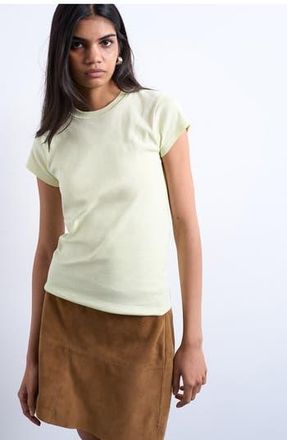 Topshop Everyday Cotton T-Shirt in Light Green at Nordstrom Rack, Size Medium