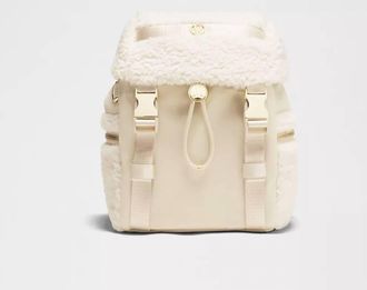 lululemon Wonderlust Mini Fleece Backpack In Nati/ltiv