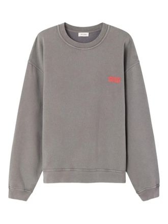 American Vintage logo crew-neck sweatshirt - Grey