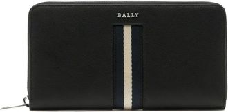 Bally Portafoglio in pelle con dettaglio a nastro - Nero