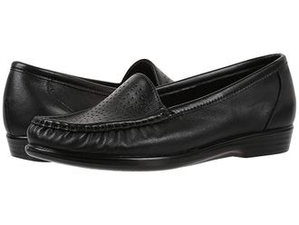 SAS Savvy Womens Shoes Black : 7.5 WW - Double Wide (D), Leather