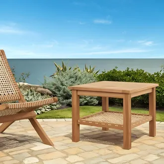 Wanda Collection Mesita De Jard&iacute;&shy;n De Teca Leina 60 Cm