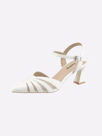 Heine Pumps HEINE, Damen, Gr. 36, wei&szlig;, Synthetik, Schuhe Pumps