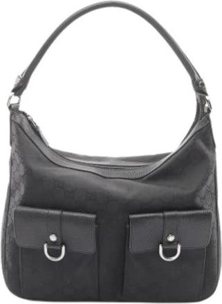 Gucci Pre-owned Shoulder Bags, female, Black, Size: ONE SIZE Pre-owned Shoulder Bag