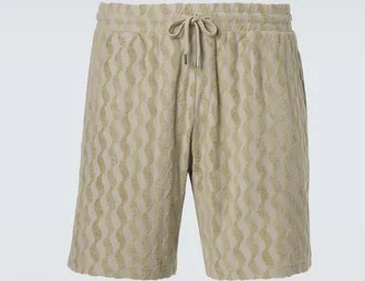 Frescobol Carioca Augusto jacquard terry Bermuda shorts