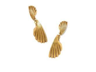 Kendra Scott Alexa Metal Statement Drop Womens Earring Womens Earring Vintage Gold Metal, Brass