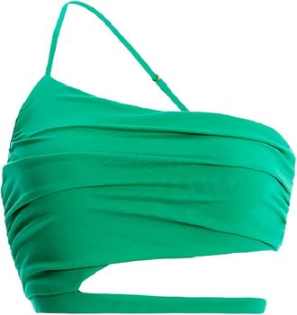 Agua Bendita Top bikini asimmetrico - Verde