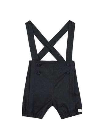 Tartine Et Chocolat Attached Suspenders Trousers - Black