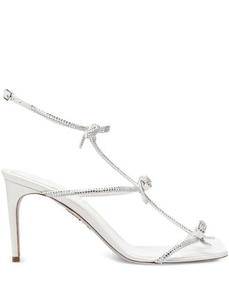 Rene Caovilla 80mm Caterina heeled sandals - White