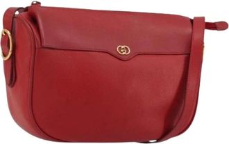 Gucci Pre-owned Cross Body Bags, female, Red, Size: ONE SIZE Pre-owned Vintage Shoulder Bag