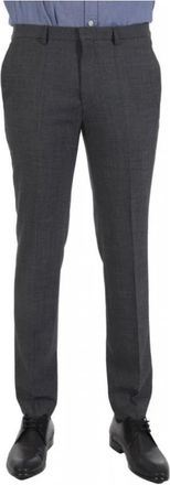 HUGO BOSS Hesten 212X Suit Broeken - Heren - Nette broeken - Grijs - XL - Wol - Broeken