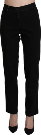 Bencivenga High Waist Straight Casual Trouser Womens Pant