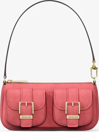 Michael Kors Zoe Small Suede Convertible Pochette