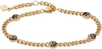 Alex and Ani Yin Yang Curb Chain Bracelet in Gold at Nordstrom