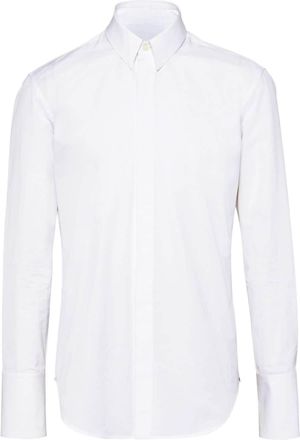 Ferragamo button-down cotton shirt - men - Cotton - L - White