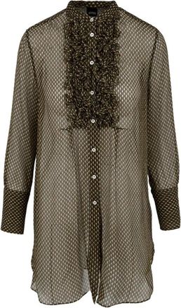 Aspesi Stijlvolle Damesoverhemd - Dames - Shirt Kleedjes - Groen - XS - Kleedjes