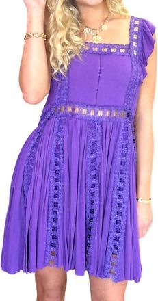 BuddyLove Adams Mini Dress In Purple