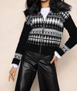 Lisa Todd Powder Puff Sweater In Black