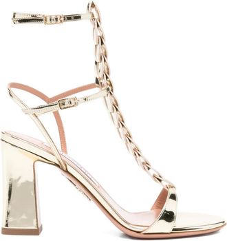 Aquazzura 85 mm Destiny sandalen - Geel