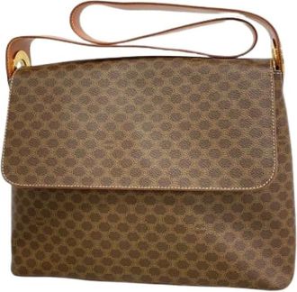 Celine Pre-owned Shoulder Bags, female, Brown, Size: ONE SIZE Pre-owned Vintage Plastic Shoulder Bag