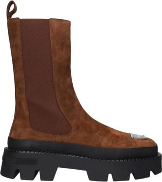 Misbhv Chelsea -laarzen - Dames - Chelseaboots - Bruin - 40 EU - Schoenen
