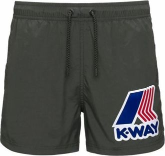 K-Way Nylon Zwemshorts - Heren - Strandmode - Zwart - M - Nylon - Badmode
