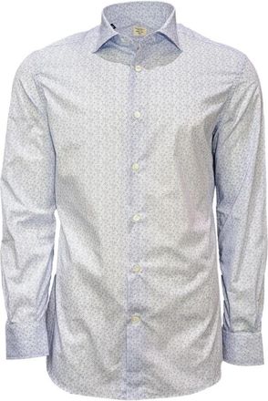 Mazzarelli Shirts - Heren - Casual Overhemden - Blauw - 2XL - Overhemden
