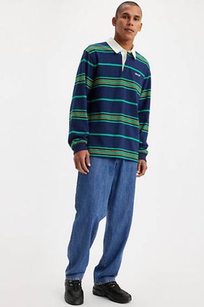 Levi's Jeans 568 Stay Loose Lightweight Lino+ Denim - Uomo - 28X30 - Blu / Tailored Scholar Lightweight