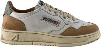 Autry Super Vintage Lage Sneakers - Dames - Sneakers - Wit - 36 EU - Leer - Schoenen