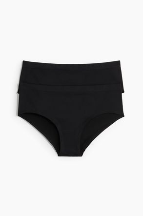 H&M 2er-Pack Hipster Seamless - Schwarz