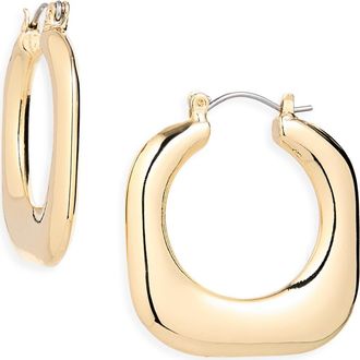 Cara Square Hoop Earrings in Gold at Nordstrom Rack