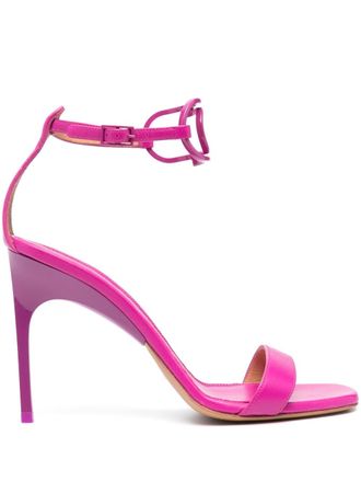 Off-white Sandali Pop Paperclip 100mm in pelle - Rosa