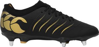 Canterbury Of New Zealand Unisex Adult Phoenix 2.0 Pro Soft Ground Rugby Boots (Black) - Size UK 6.5