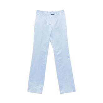 Tom Ford Straight Trousers, female, Blue, Size: XS Straight Trousers