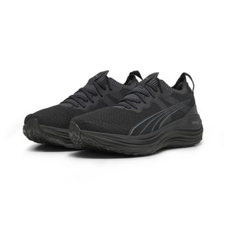 Puma Mens ForeverRun NITRO Knit Running Shoes - Black Rubber - Size UK 6.5