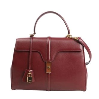 Celine Pre-owned Sac 16 Medium - unisex - Celine Vintage - Vintage Handbags - Red - ONE SIZE - Pre-owned