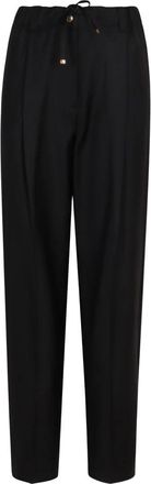 Moncler Heren, Broeken, Zwart, Maat: XS Gabardine