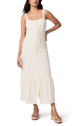 Paige Kelli Lace Sleeveless Maxi Dress in Antique White at Nordstrom, Size 12