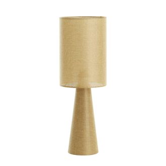 Light & Living L&aacute;mpara De Mesa - Micky - Natural - Textil - - Light&living