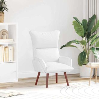 vidaXL Sedia rilassante Bianco 69 x 74 x 93 cm Pelle sintetica - Vidaxl