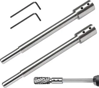 OEM Extensi&oacute;n De Broca Forstner Extralarga De 2 Piezas De 169 Mm, V&aacute;stago De Acero Al Carbono De 10,5 Mm (3/8), Ideal Para Fresado Profundo Y Perforaci&oacute;n 