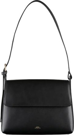 A.P.C. Flap Closure Shoulder Bag With Smooth Leather Finish