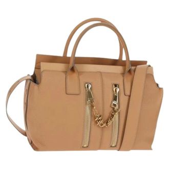 Chlo&eacute; Pre-owned Handbags, female, Beige, Size: ONE SIZE Pre-owned Hand Bag