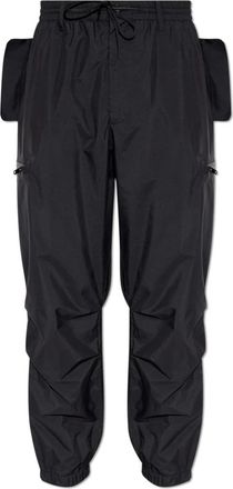 Yohji Yamamoto Broeken, Heren, Zwart, M, Broek met zakken