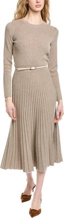 Elie Tahari Belted Cashmere Sweaterdress