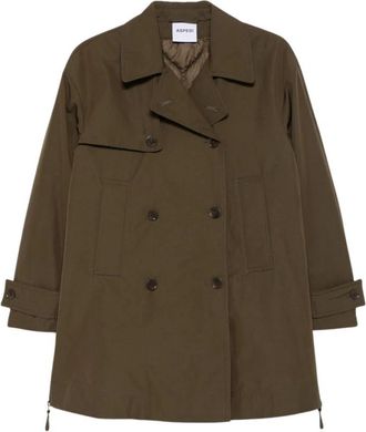 Aspesi Trenchcoat - Dames - Trenchcoats - Groen - S - Jassen