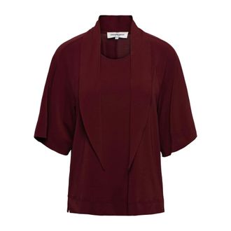 &Co Woman Rianne Top - Dames - Blouses & Shirts - Rood - Maat: XL Poliester