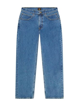Lee Straight-Jeans LEE Lee Jeans Brooklyn Straight, Herren, Gr. 30, L&auml;nge 32, blau, Obermaterial: 99% Baumwolle CO. 1% Elasthan EL., Jeans Straight-Jeans