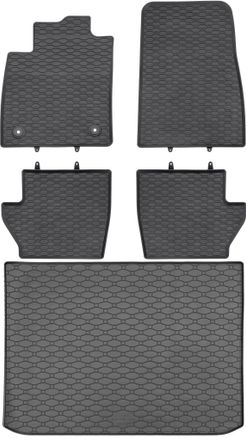 OEM Juego De Alfombrillas De Goma Para Coche Y Alfombrilla Para Maletero Para Ford Puma Crossover (desde Octubre De 2019)